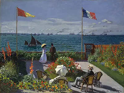 Terrasse à Sainte-Adresse Claude Monet